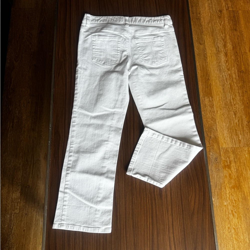 American Rag Women's Straight Leg White Jeans